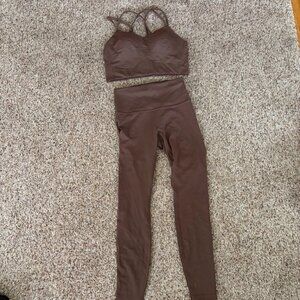 Lululemon Tank/Bra and Leggings Set